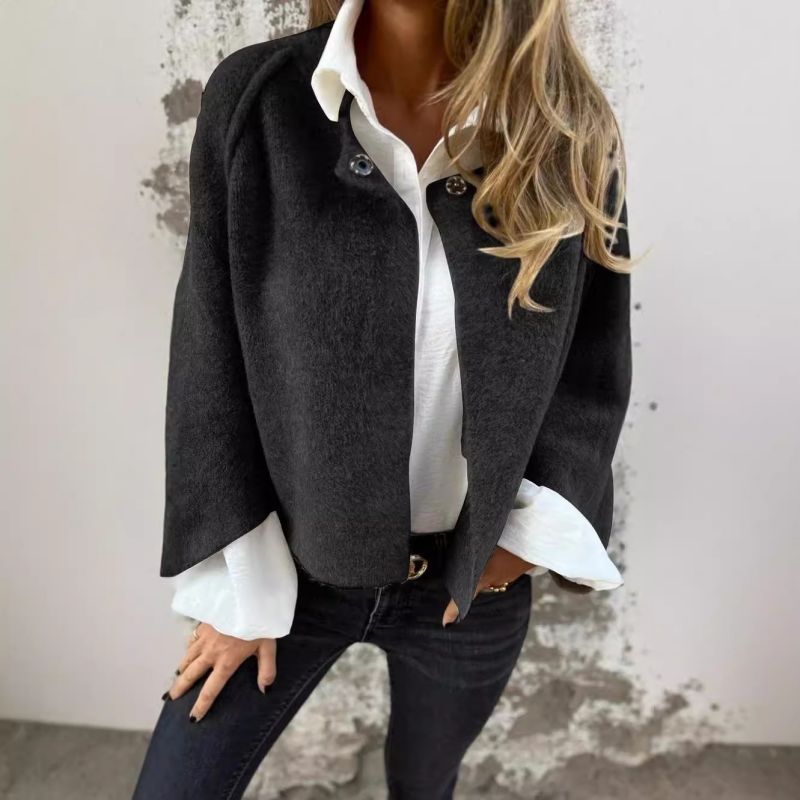 Eldfrid | Kort Jakke med Elegant Struktur