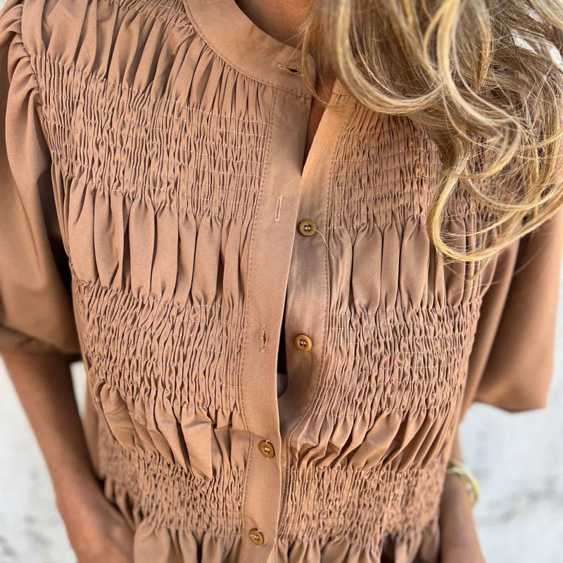 Tordis | Elegant bluse i Ibiza-stil