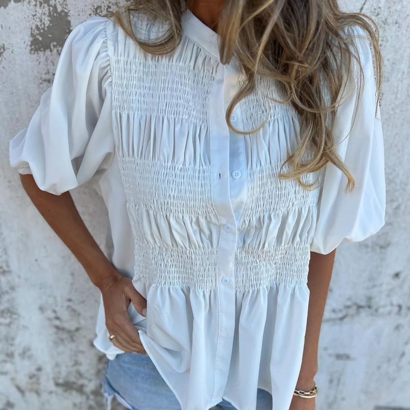 Tordis | Elegant bluse i Ibiza-stil