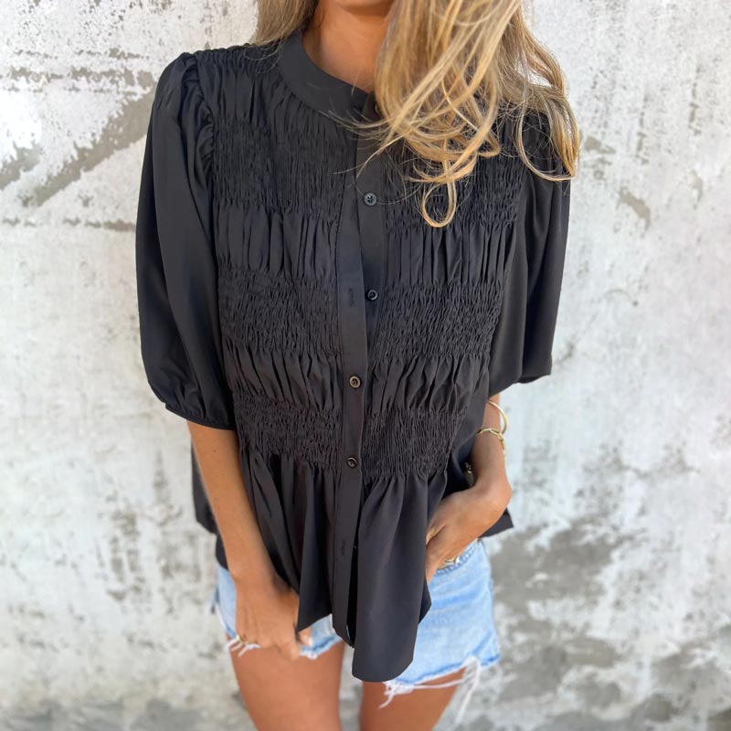 Tordis | Elegant bluse i Ibiza-stil