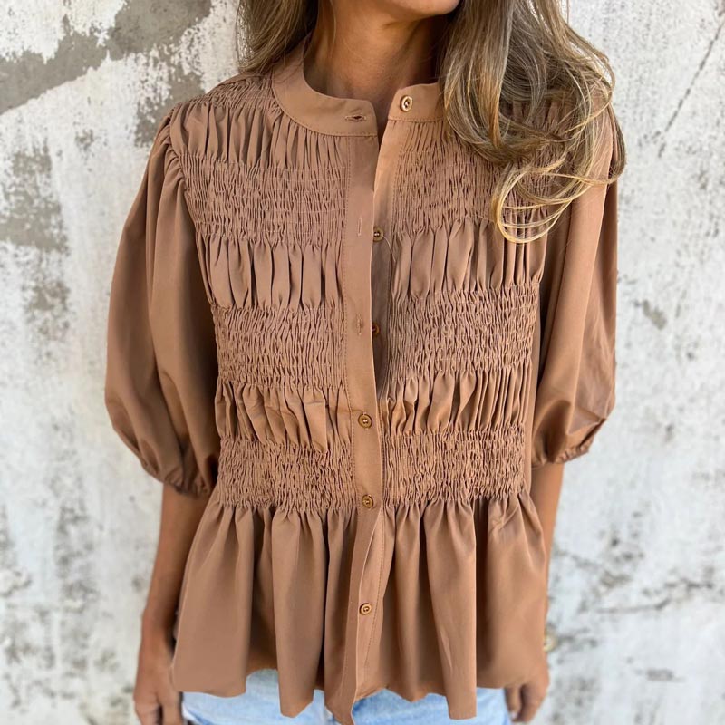 Tordis | Elegant bluse i Ibiza-stil