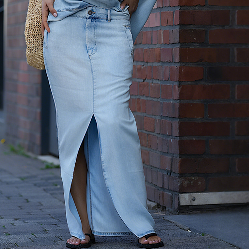 Ljosfrida | Off Shoulder Denim Sett