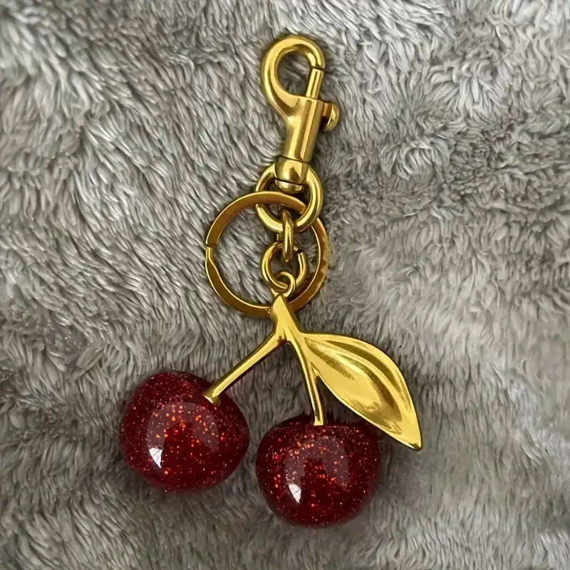 Cherry Bag Charm