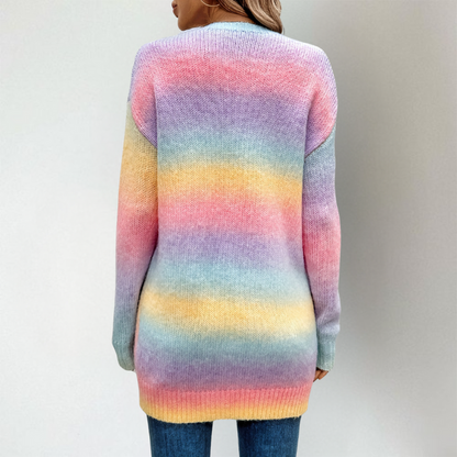 Herborg | Elegant Åpen Strikkegenser