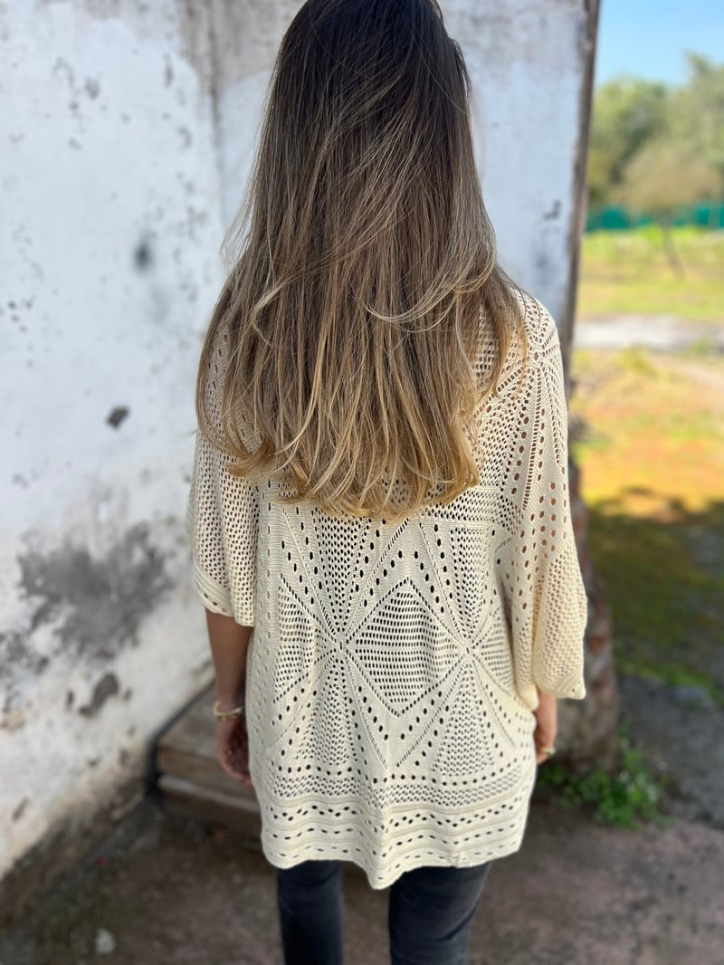 Siglinn | Luftig Heklet Cardigan