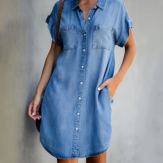 Unni | Enkel og elegant denimkjole