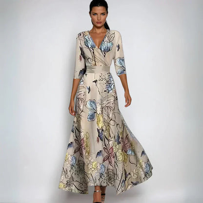 Chloe - Elegant Blomsterkjole