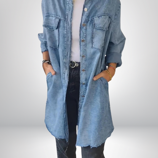 Ulrikke | Langermet Denimjakke