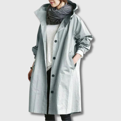 Alfhild | Klassisk Trenchcoat med Moderne Eleganse