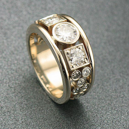 Jayla - Vintage Gull Zirconia Ring