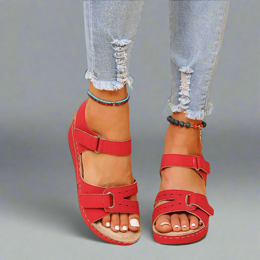 Gudula | Elegante Ortopediske Sandaler i Behagelig Materiale