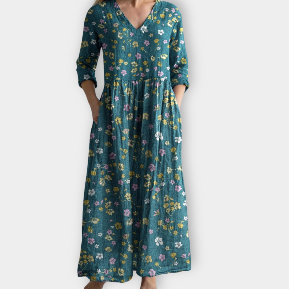 Zinnia | Boho Maxikjole i luksuriøst, mykt stoff