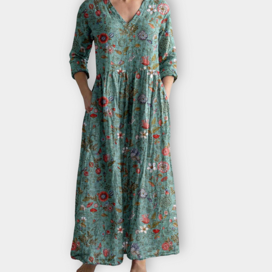 Sigruna | Boho Maxikjole i luksuriøst, mykt stoff