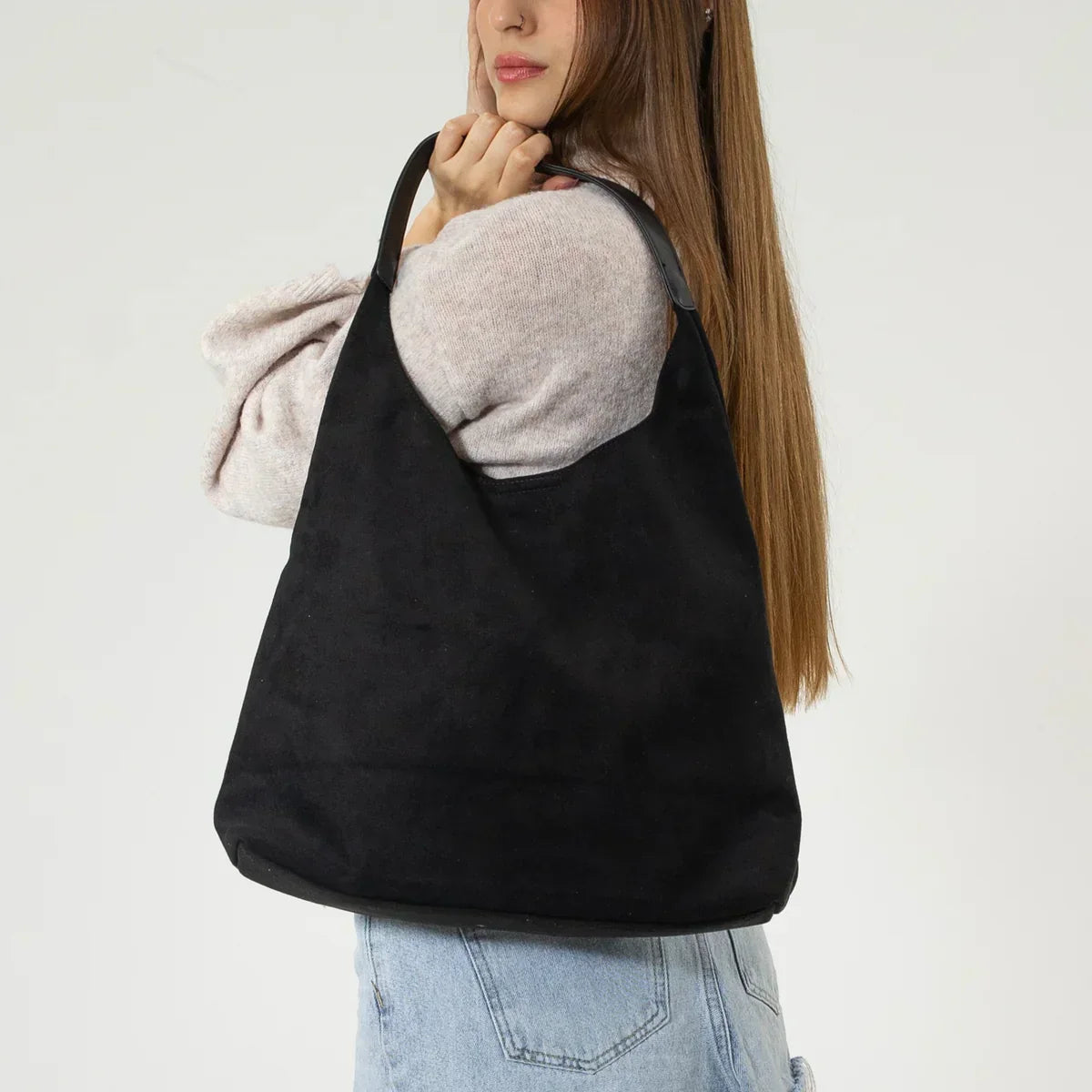 Zahara | Skulderveske i Semsket Look