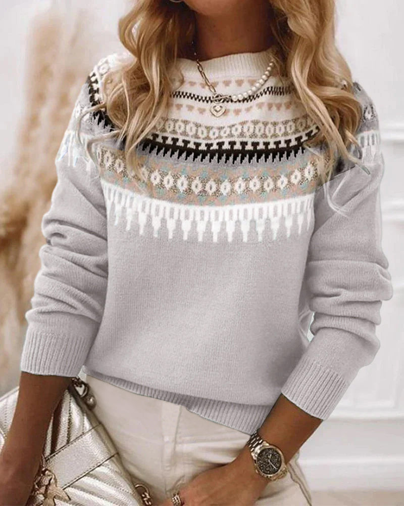 Haldora | Myk og Mønstret Genser