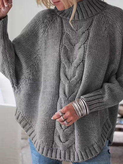 Ingeborg | Kabelstrikket Oversized Genser