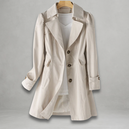 Elina | Trendy Vårtrenchcoat