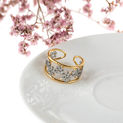 Indie – Uregelmessig Hult Daisy Ring