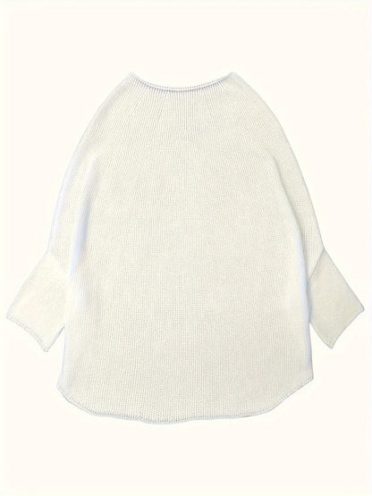 Natalie | Elegant Batwing Strikkegenser