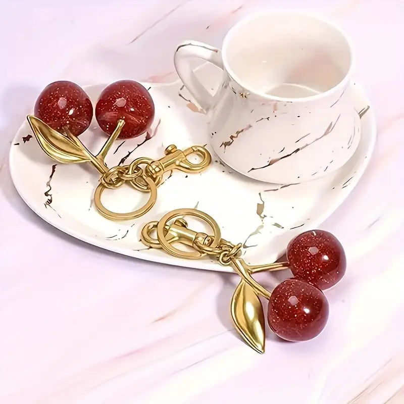 Cherry Bag Charm