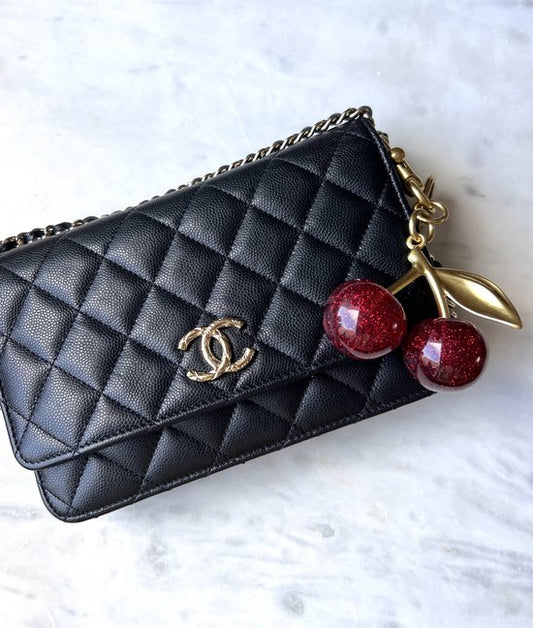 Cherry Bag Charm