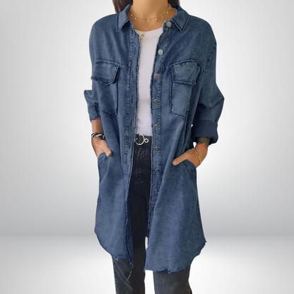 Ulrikke | Langermet Denimjakke