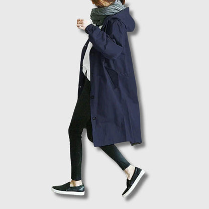 Alfhild | Klassisk Trenchcoat med Moderne Eleganse