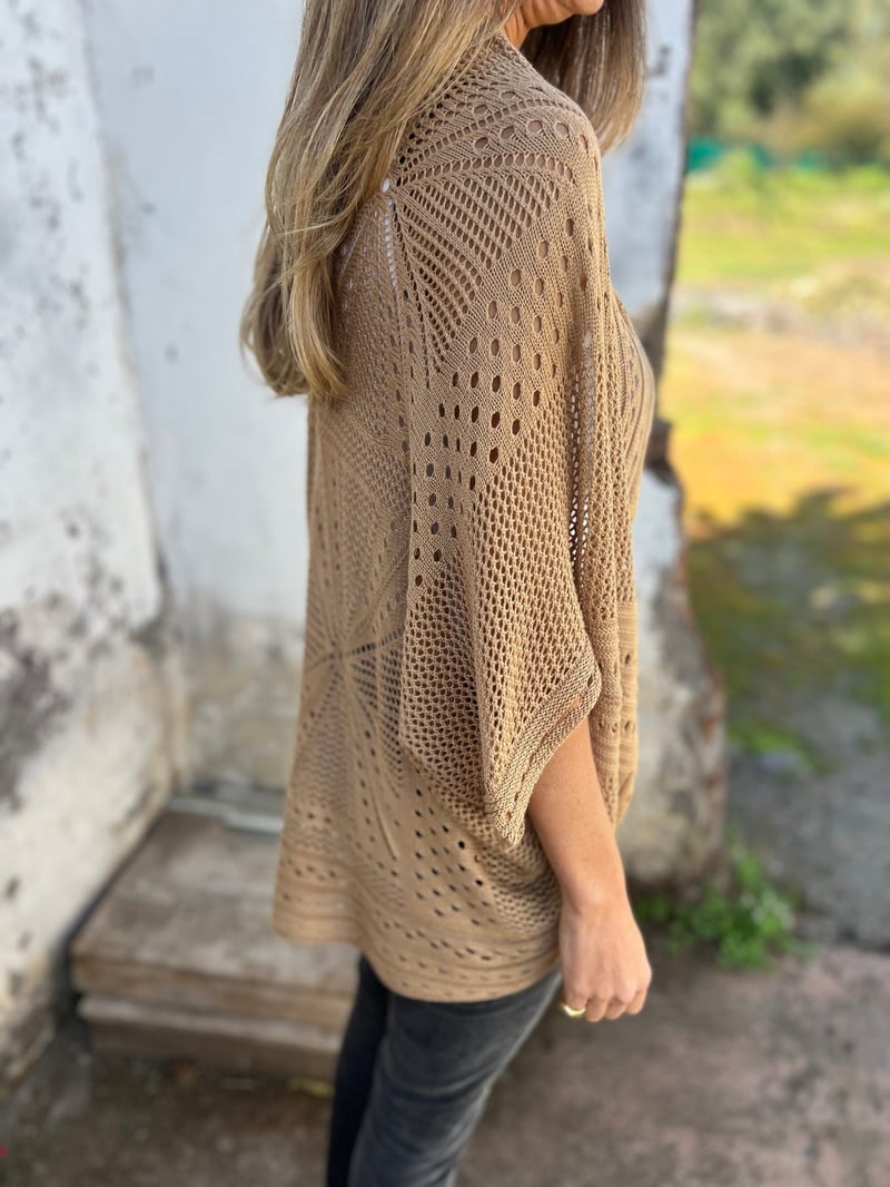 Siglinn | Luftig Heklet Cardigan