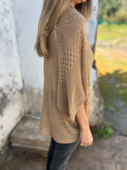 Siglinn | Luftig Heklet Cardigan