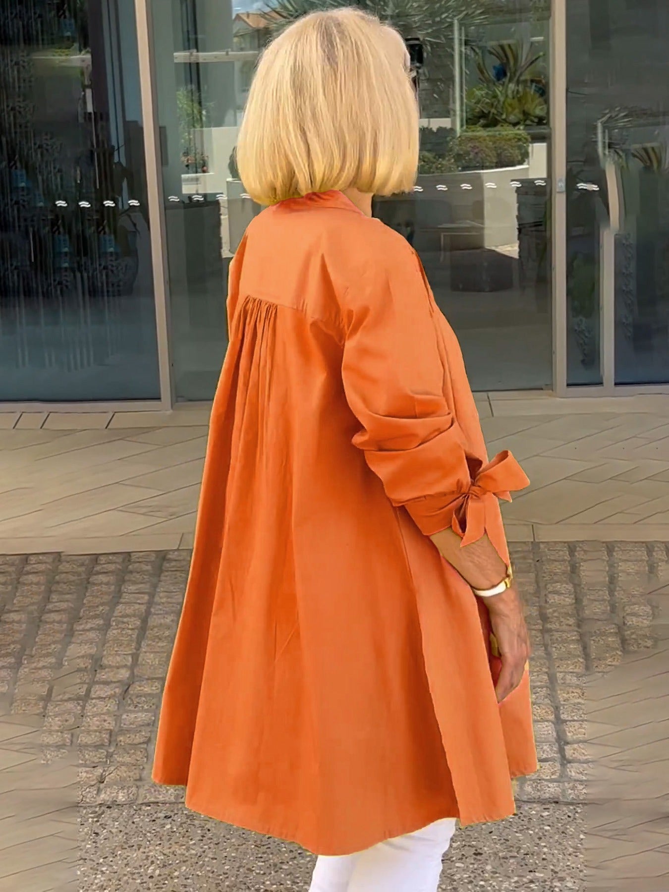 Marthe | Elegant Lang Skjortejakke