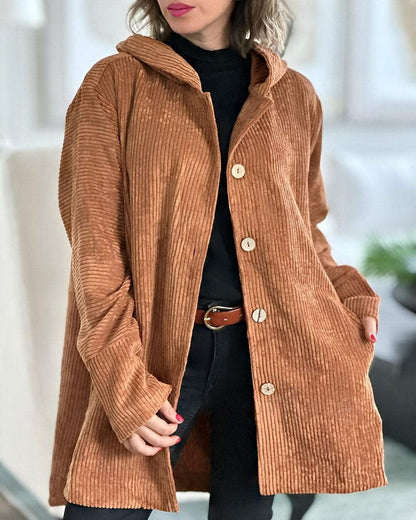 Elfrikka | Jakke med Knapper og Hood