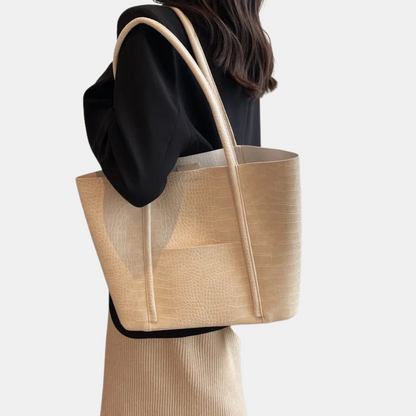 Lina | Elegant Tote med Strukturert Design