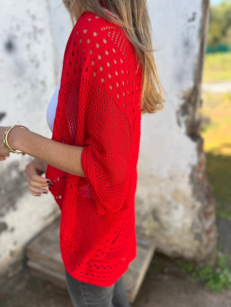 Siglinn | Luftig Heklet Cardigan