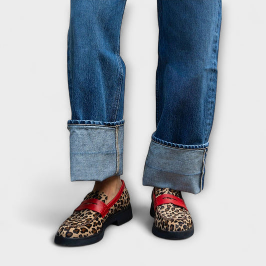 Liora | Mønstret Loafer Sko