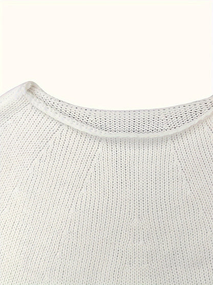 Natalie | Elegant Batwing Strikkegenser