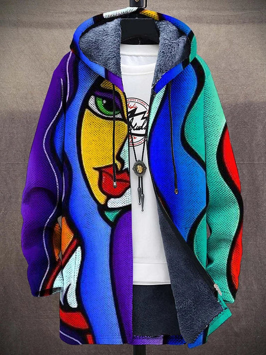 Mille | Luksuriøs Cardigan med Kunstnerisk Inspirasjon