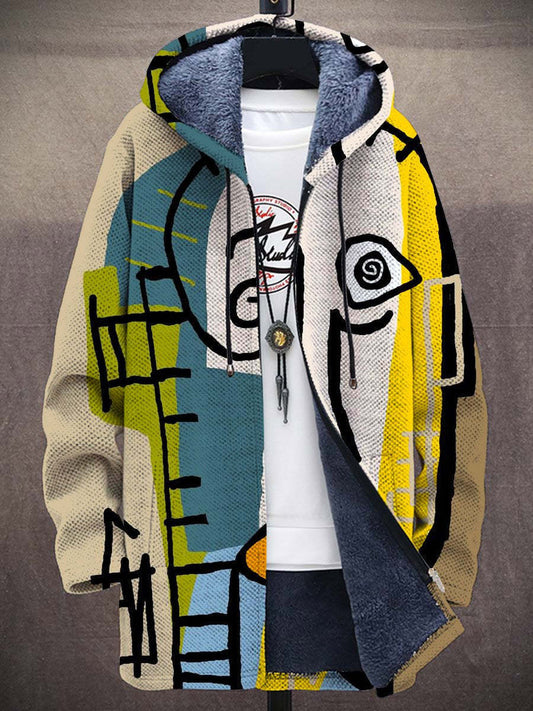Karoline | Kunstnerisk Jakke med Abstrakt Design