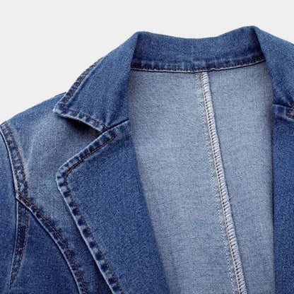 Karianne | Stilig Denim Blazer for Damer