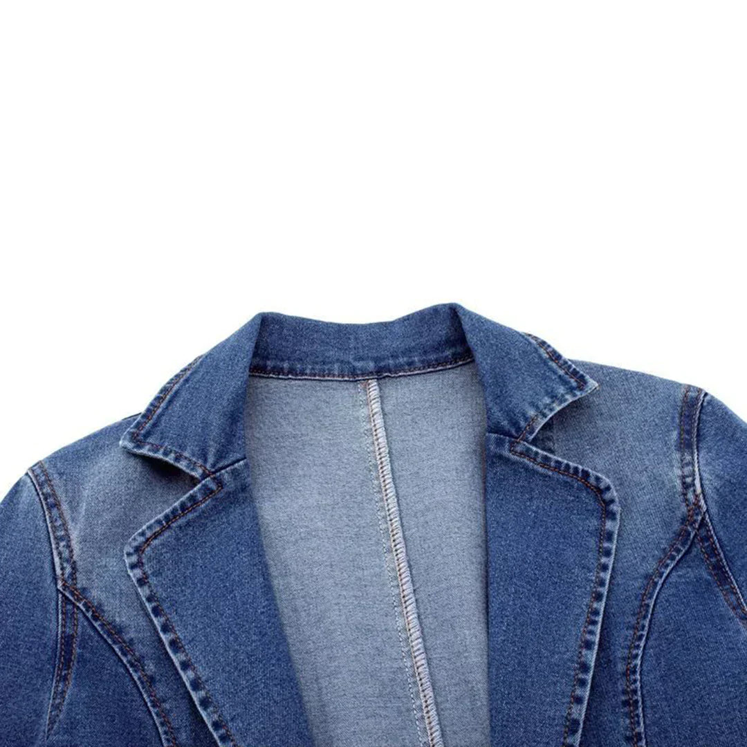 Karianne | Stilig Denim Blazer for Damer