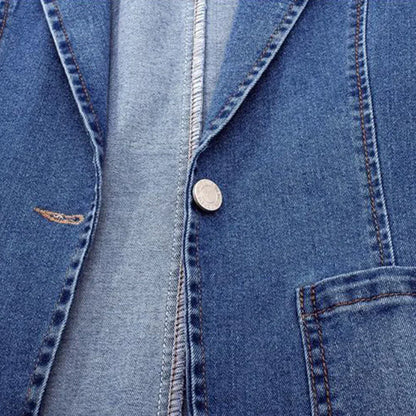 Karianne | Stilig Denim Blazer for Damer
