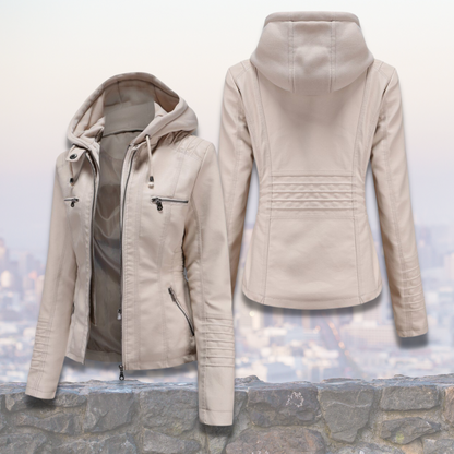 Elindra | Elegant Jakke med Hette