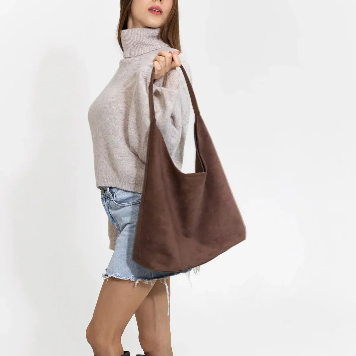 Zahara | Skulderveske i Semsket Look