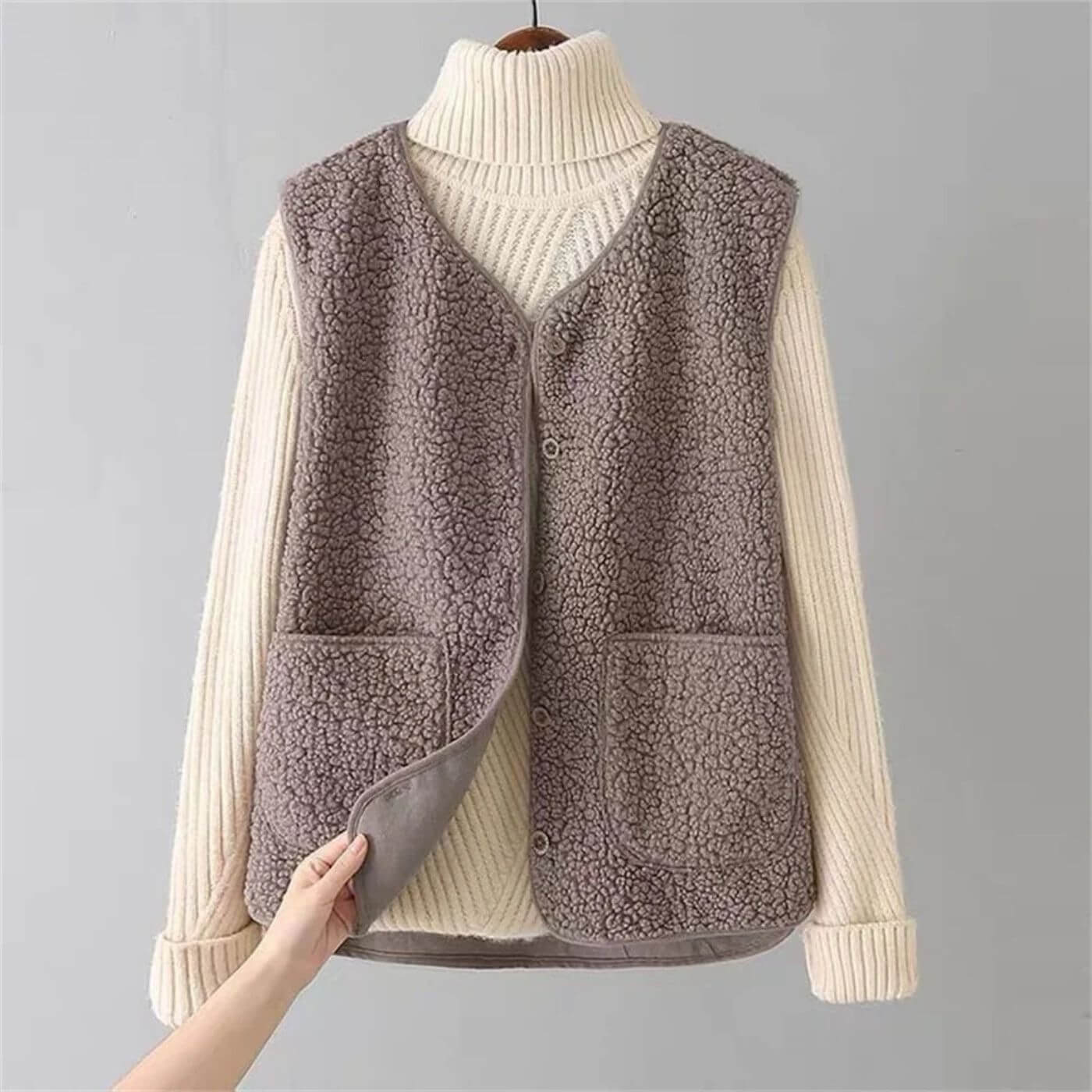 Jannike | Myk og Varm Teddyvest