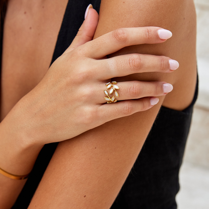 Solange | Goldblatt Ring
