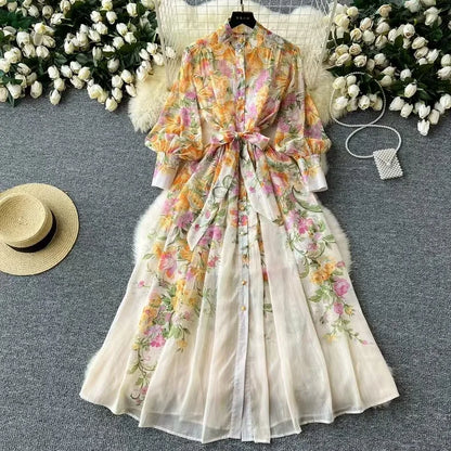 AURALIE – BOHO BLOMSTRET SOMMERKJOLE