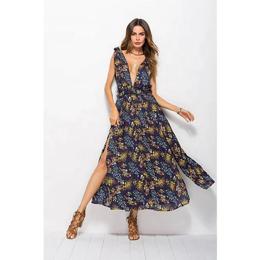 ESMIRA – ELEGANT MAXI STRANDKJOLE