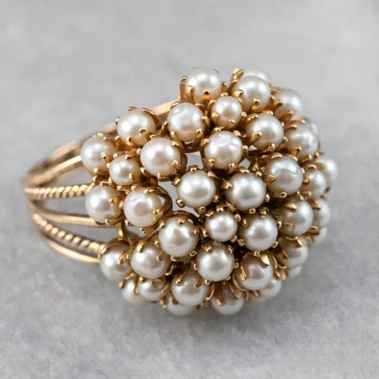 Ingrid | Perleblomstring Ring