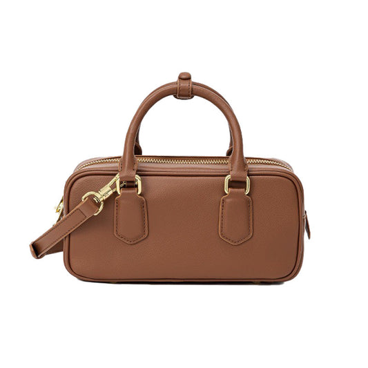 Audlinn | Vintage Ekte Lær Crossbody Veske