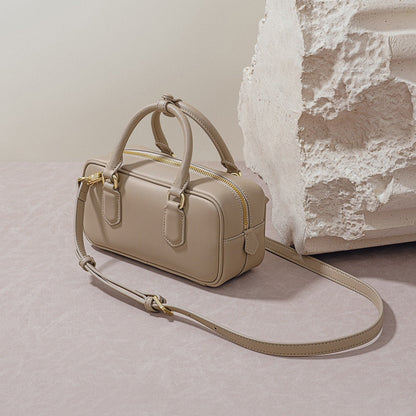 Audlinn | Vintage Ekte Lær Crossbody Veske