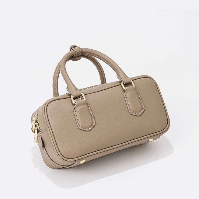 Audlinn | Vintage Ekte Lær Crossbody Veske